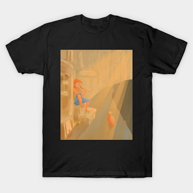 Warm sunrays | Music T-Shirt by Archana7